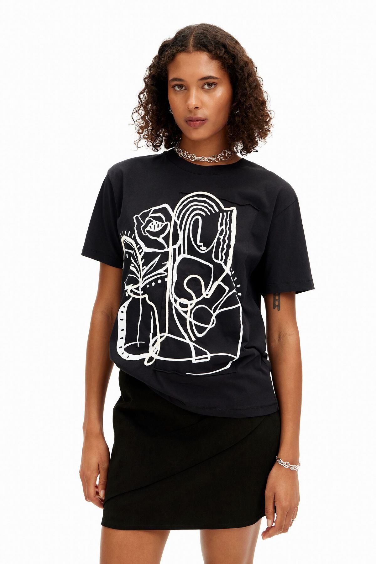 24swtkb0 - t-shirt - desigual